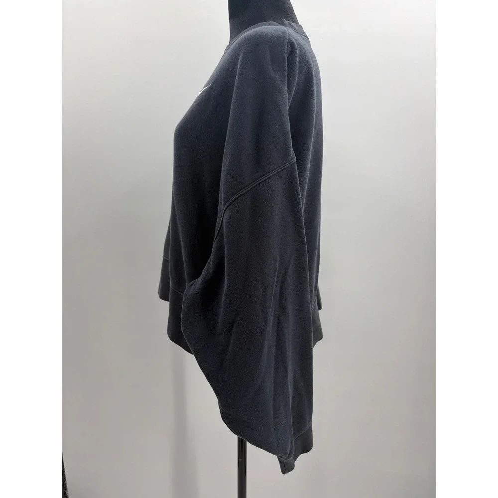 Nike Sportswear Essential Fleece Crewneck Sweatshirt Black CK0168-010 Womens M